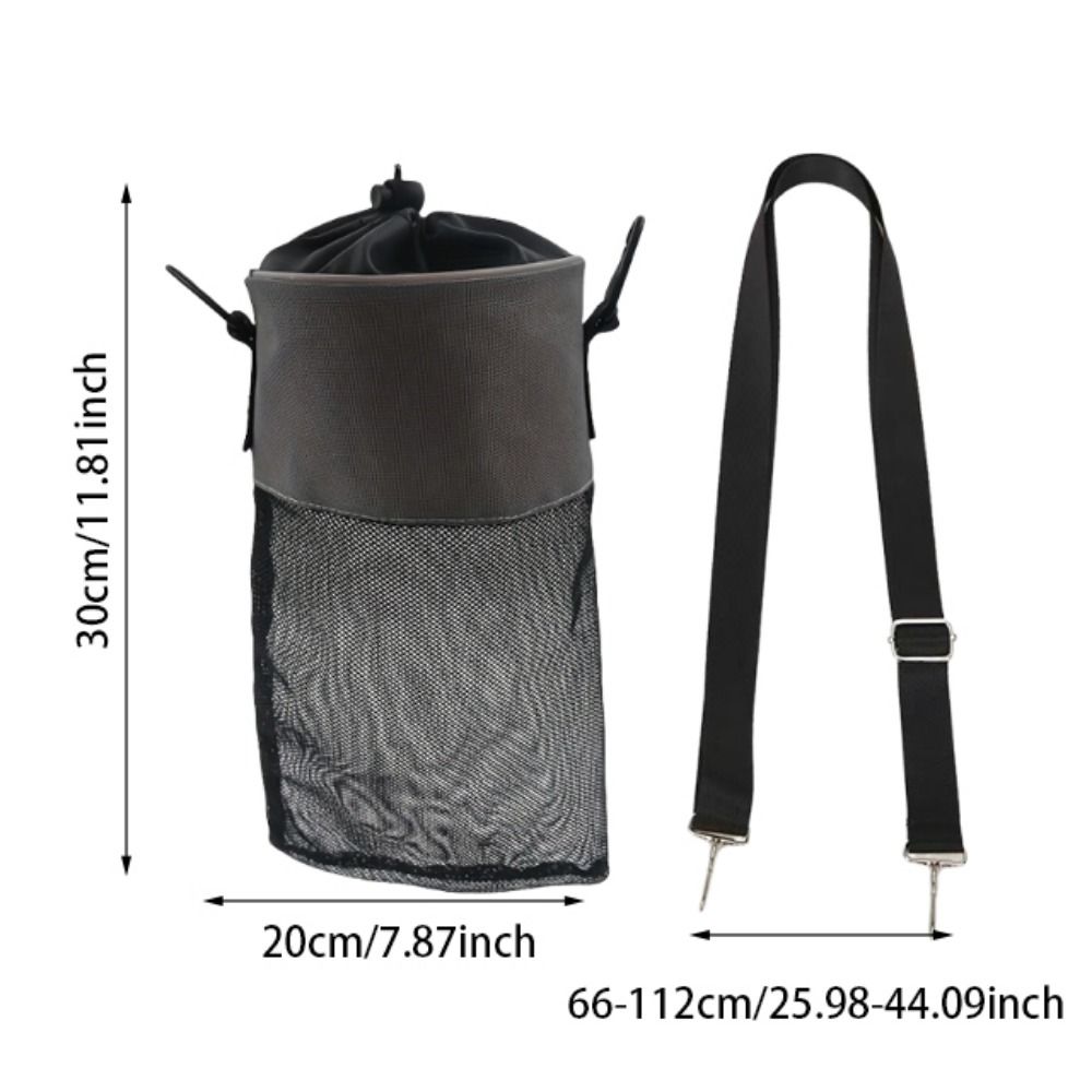 Drawstring Closure Clothespin Storage Bag Lightweight Compact Portable Beach Bag Utility Bag Ventilated Pouch