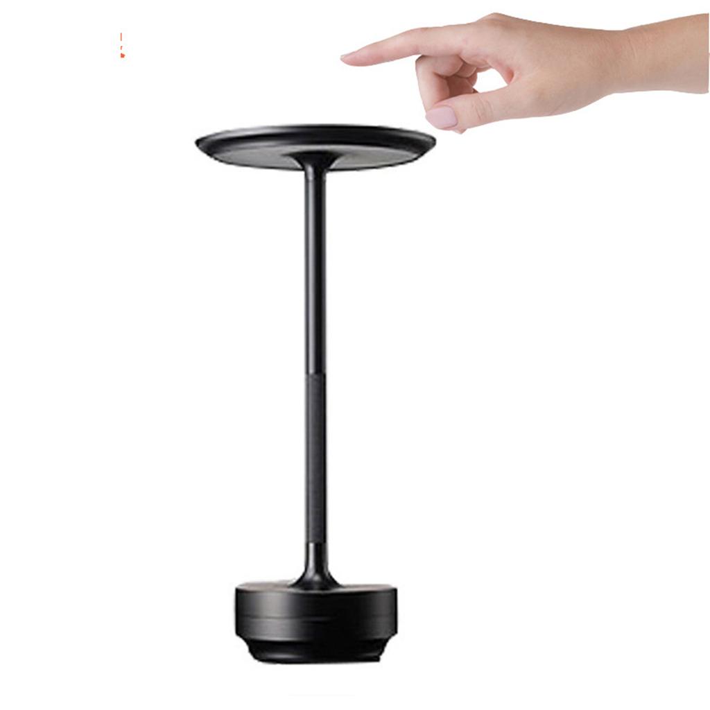 Retro Einfache Schreibtischlampe USB Wiederaufladbar Tragbar 3-Farben-Licht Stufenlose Dimmfunktion Touch Schreibtischlampe Für Restaurant Bar