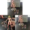 Attack On Titan Pvc Action Figure Model For Office Desk Decor With Articulation