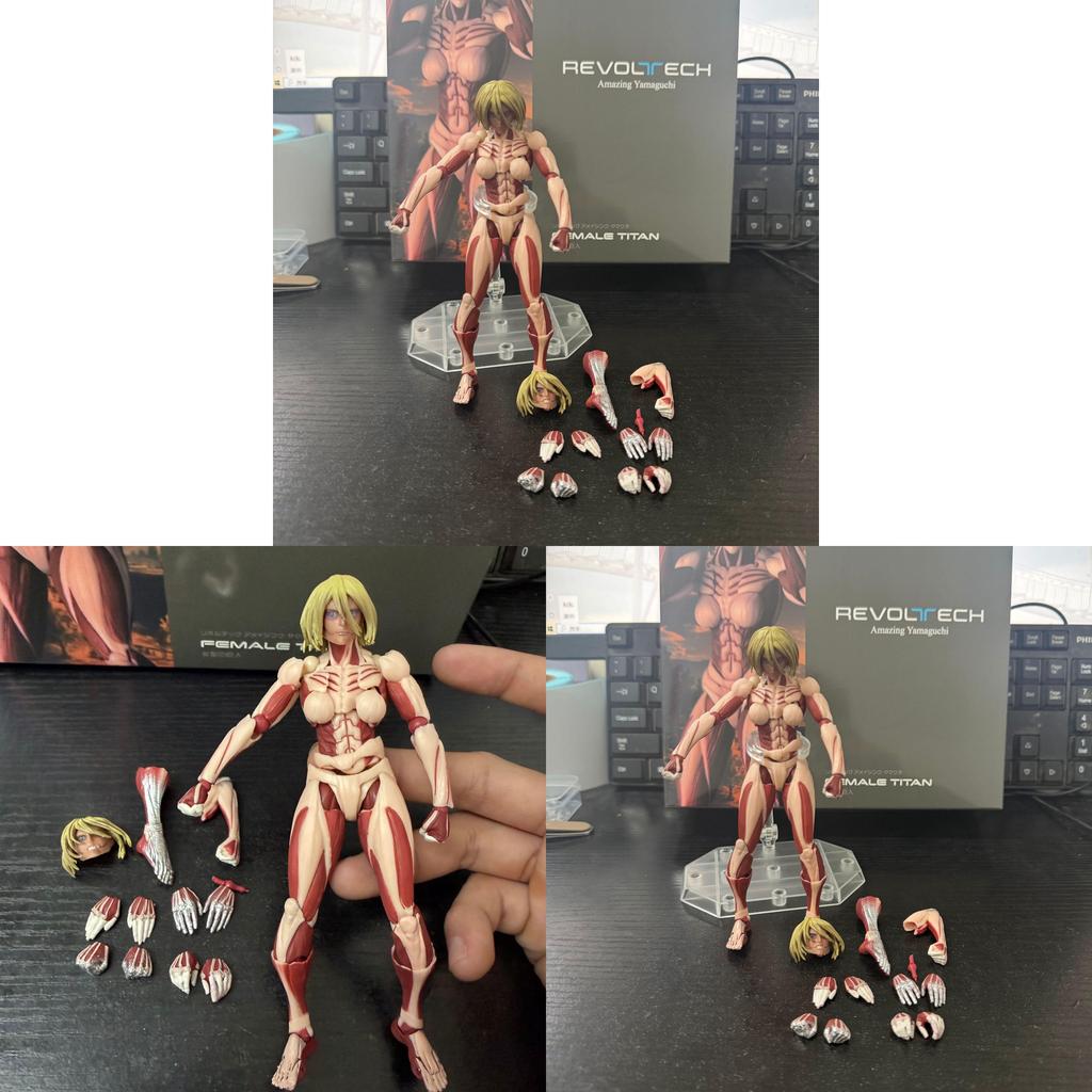 Attack On Titan Pvc Action Figure Model For Office Desk Decor With Articulation