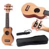 17palcová mini kapesní kytara Redwood Ukulele hudební nástroj s pouzdrem