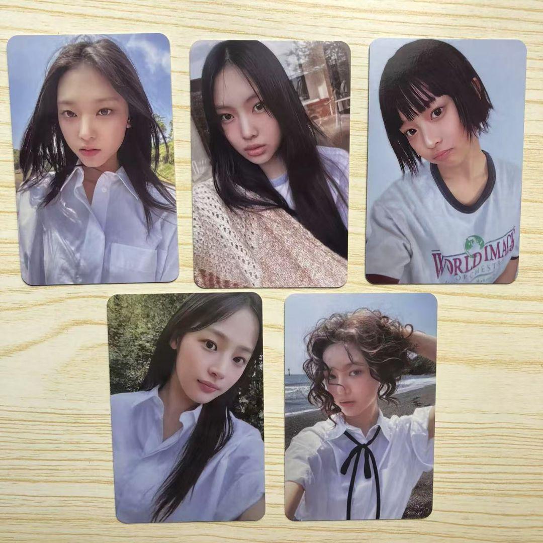 

[USED] NewJeans How sweet participants only Sanok trading cards 5 pieces