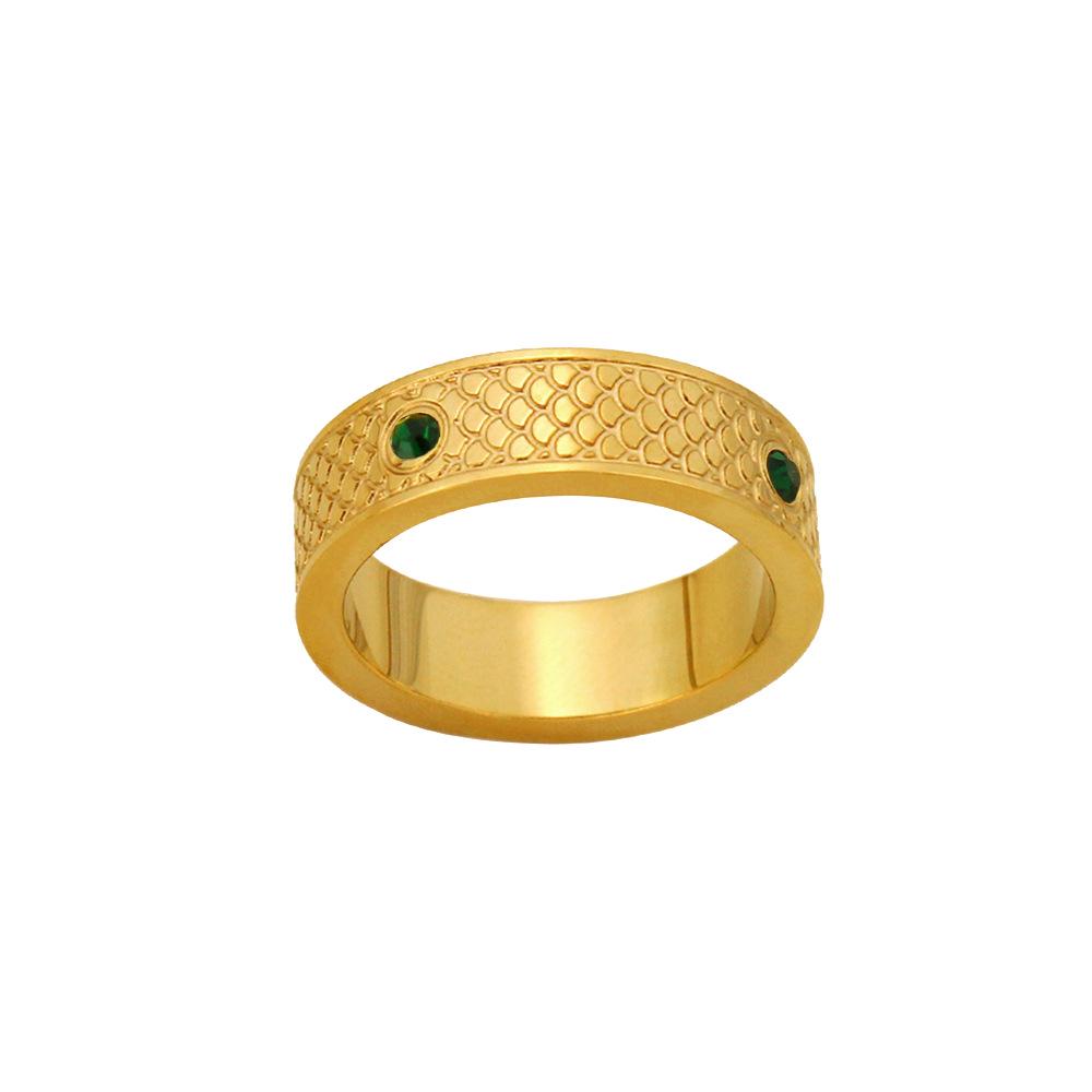 High-End European-American Girls  Full Diamond Stainless Steel Bracelet & Ring Set