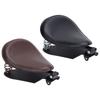 Motorcycle Solo Seat with Spring Bracket Kit Faux Leather Strong Support Universal Fit for Retro Mot