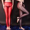 Women Sexy Stockings Oil Shiny Tight Smooth Pants See-Through Elastic Ultra-Thin Swimming Underwear Seamless Elastic Pantyhose