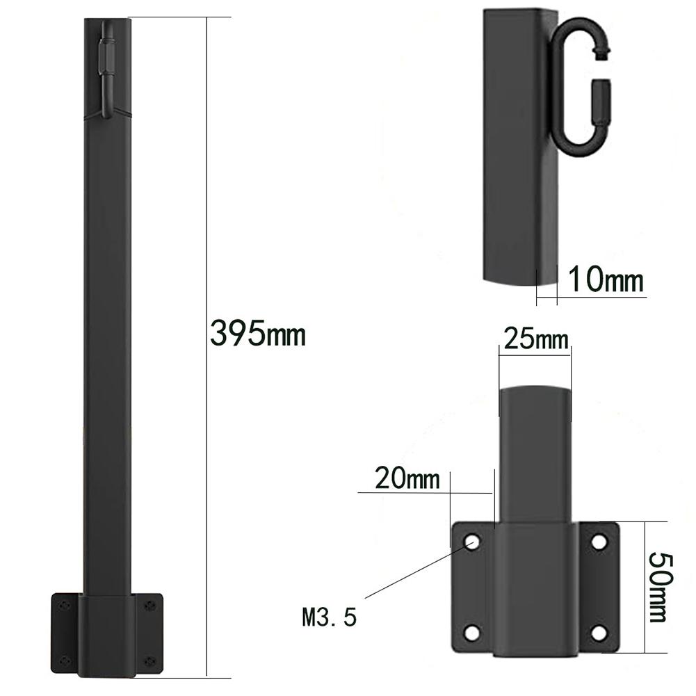 Lamp Column Bracket String Lights 4-Pack Adjustable Assembly Easy To Install Excellent Use No Height Limitation