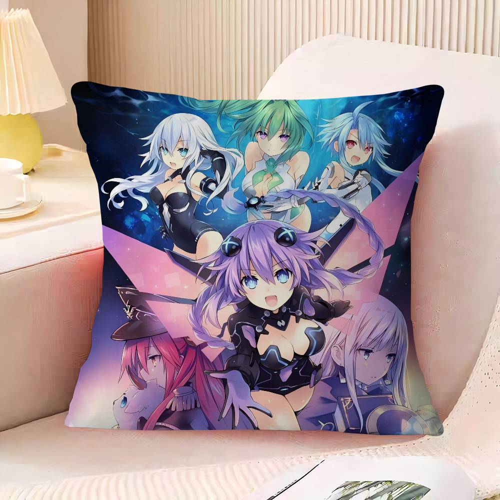 H-Hyperdimension N-Neptunia Büro Kissenbezug Autokissenbezug 45X45CM Lendenkissenbezug Sofakissenbezug