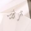 Cool Asymmetric Exquisite Stars Stud Earrings for Women Men Fashion Mini Dual Wearing Drop Earrings Party Jewelry Accessories