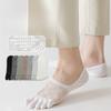 Five-finger Socks, Men's Summer Boat Socks, Thin Sports Shallow-mouthed Mesh Breathable, Invisible Toe-separating Socks, Short Leg