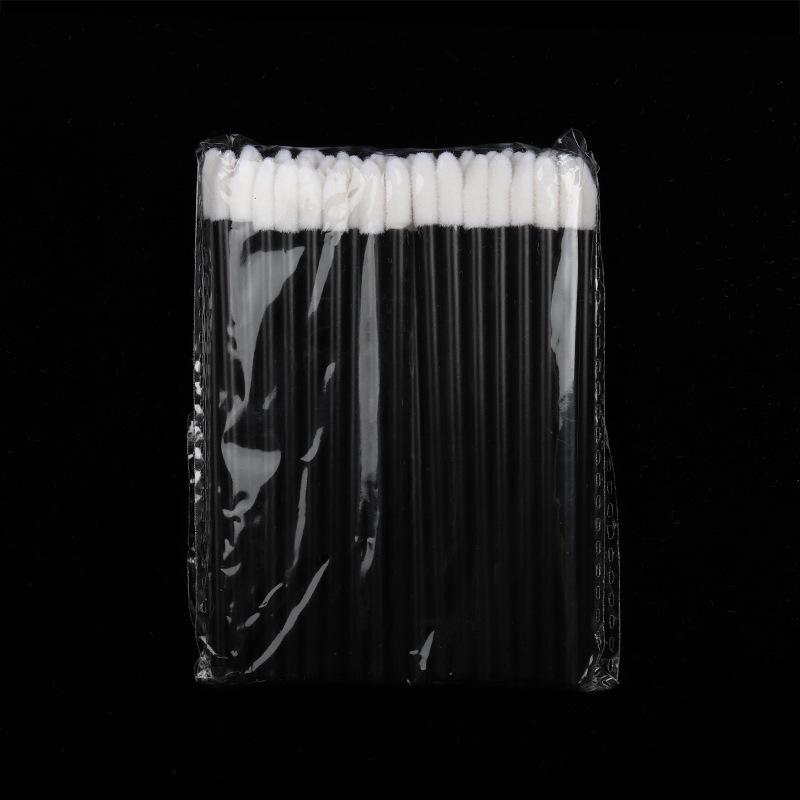 50-Pack Disposable Lip Brushes with Hollow Handle - Portable for Lipstick, Lip Gloss, and Mousse Application