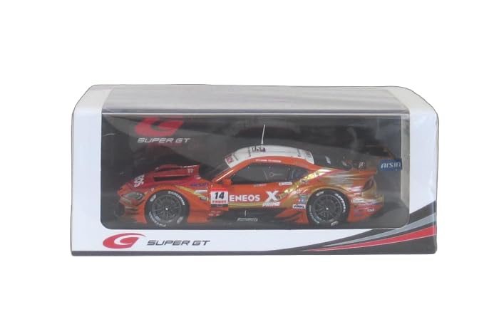 Spark Scale Eneos X Prime GR Supra Команда TGR Eneos Новичок Super GT GT500 2025 Кадзуя Фукудзуми Готовая модель с дисплеем логотипов спонсоров 1/43 №14