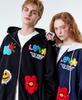 Mister Child Multi-Logo Zip-Up Hoodie Black