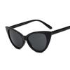Vintage Cat Eye Ladies Sunglasses Brand Designer Sunglasses Woman Fashion Retro Cool Sexy Black Shades Oculos De Sol