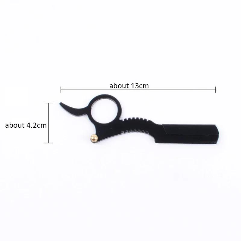 Straight Edge Barber Razor Men Haircut Beard Eyebrow Shaving Tool Manual Depilation Razor Hairdresser Trimming Shaver Barbershop