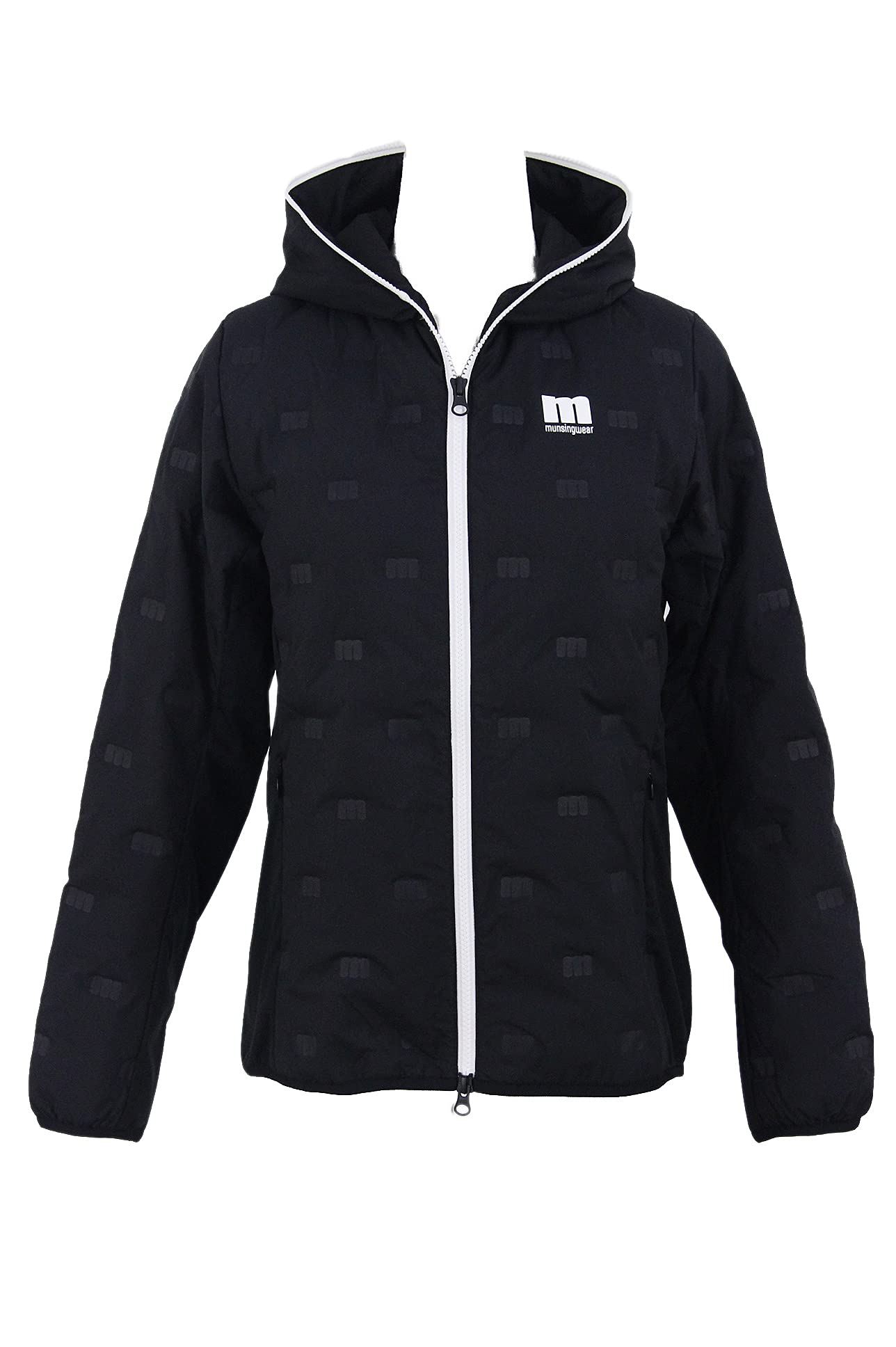 

21 Model Golf Blouson Heat Navi Green Down Thermal Storage Water Repellent Stretch MEWSJK06 BK00 Equivalent to Japanese Size L [Munsingwear]