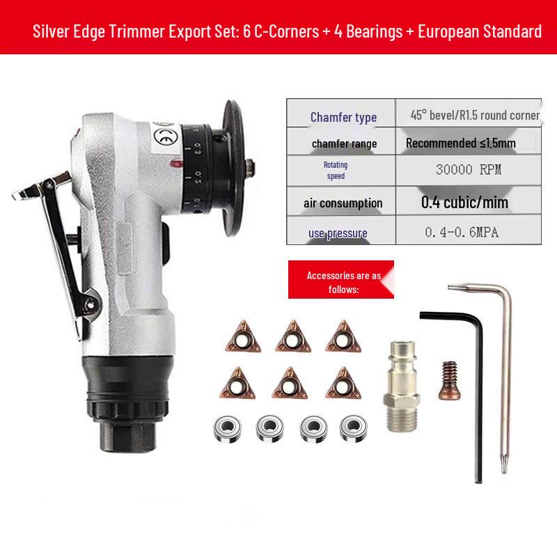 Handheld 45° Pneumatic Chamfering Machine for Metal Deburring