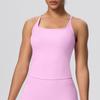 Cloud-like Quick-drying Cross-strap Y-back Sports Vest for Running & Yoga