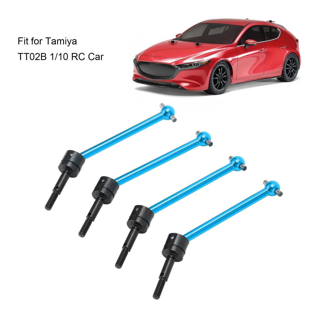 4pcs RC Metal   CVD Drive Shaft Set for    02B 1Celsius10 RC Car Upgrade Parts