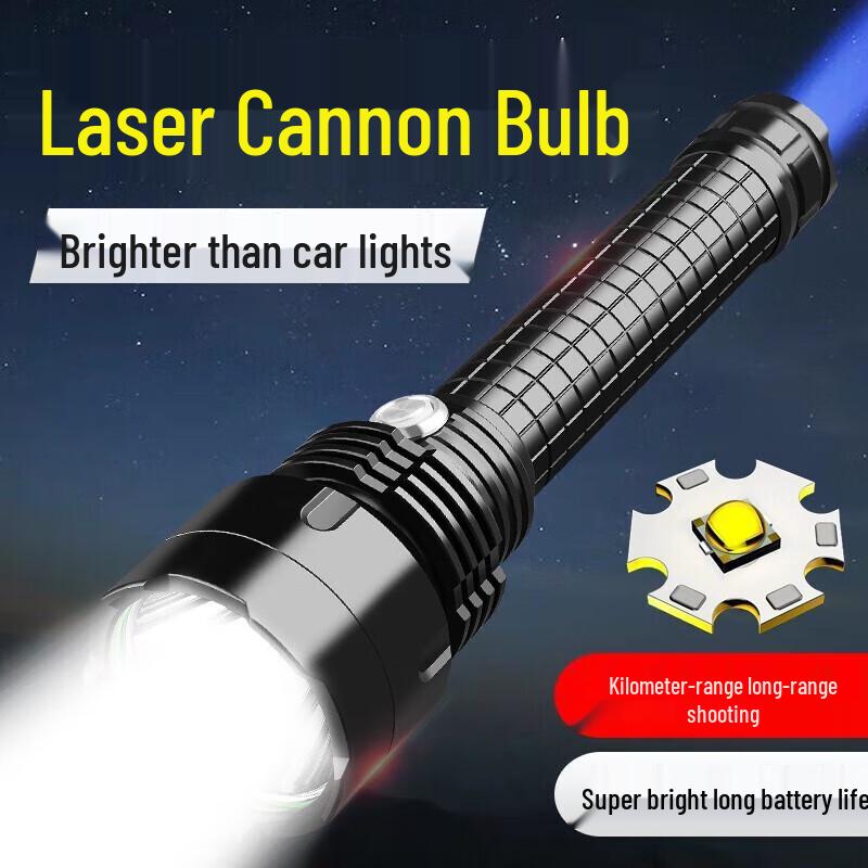 WIDE AWAKE Rechargeable Tactical Flashlight