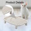 Katzenklo Stufe Katzenrampe Waschbares Haustierzubehör für Kätzchen Rutschfest Tragbar Trittbrett Fänger
