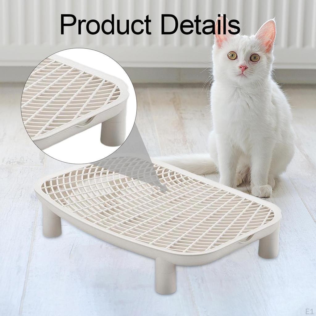 Katzenklo Stufe Katzenrampe Waschbares Haustierzubehör für Kätzchen Rutschfest Tragbar Trittbrett Fänger