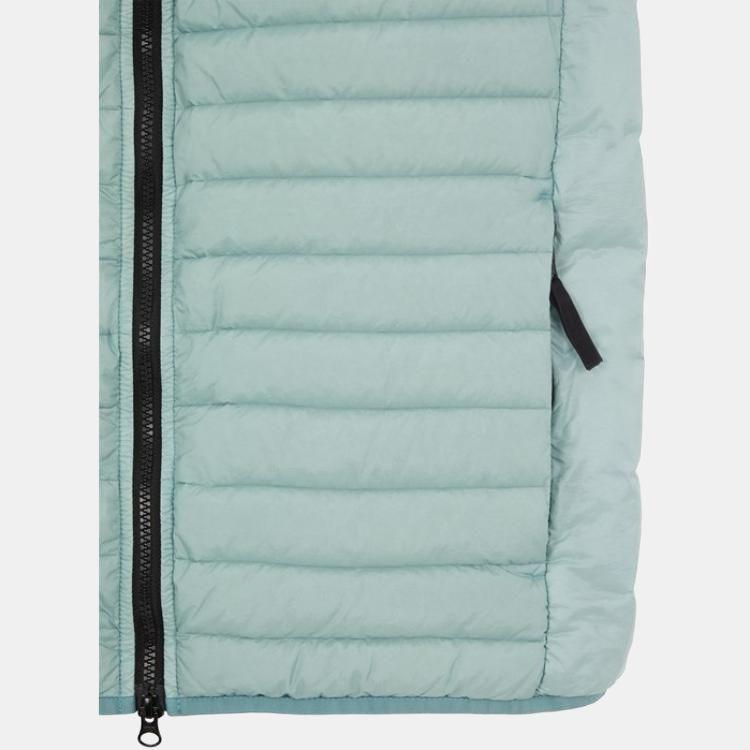 Stone Island Solid Color Logo Patch Quilted Stand Collar Vest Men vest 7815G0224-V0041