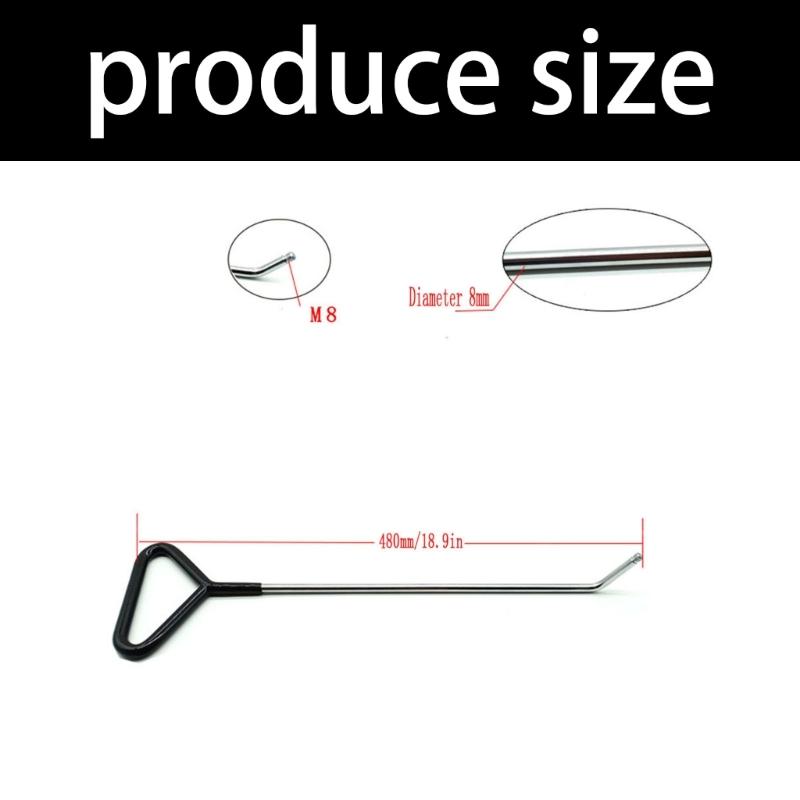 Car Body Dents Repair Kit Adjustable Crowbars Tool Dents Removal Rod & Accessories for Hails Damage and Dents