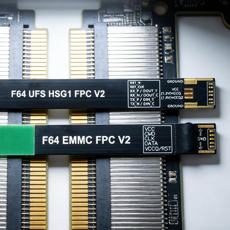 Pack of 2 Easy Installation Flexible Cables Suitable For Flash 64 Lite Box Supporting Precise UFS and eMMC Data Transfer