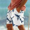 Summer Men's Lightweight Breathable 3D Printed Beach Shorts Summer Casual Swimwear for Outdoor Activities