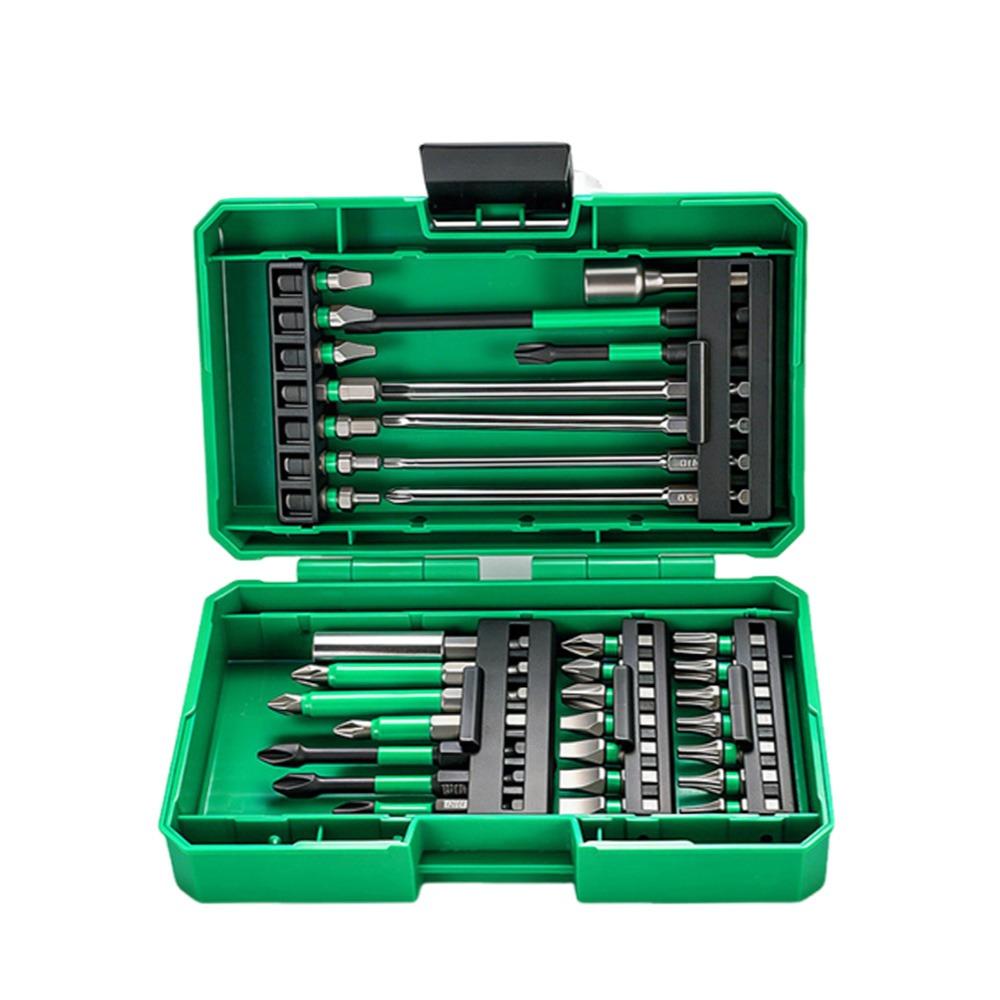 27/35/39Pcs Bits Drill Bits Set Hexagon Bits Hole Bit Screwdriver Bits Set Storage Case Heavy Duty Twist Sleeve