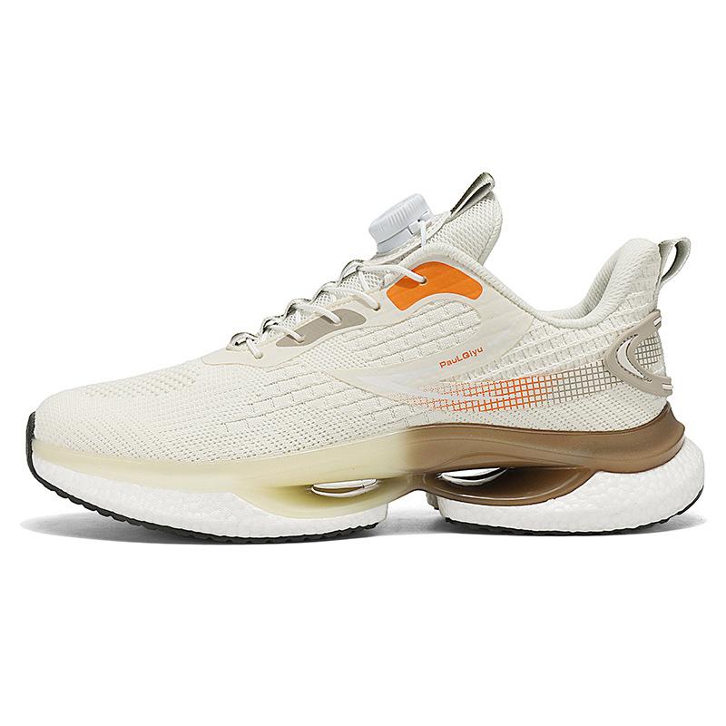 Spring and Summer New Men's Shoes Popcorn Casual Sports Running Shoes Fashionable Versatile Outdoor Shoes Rotating Buckle Trendy Shoes