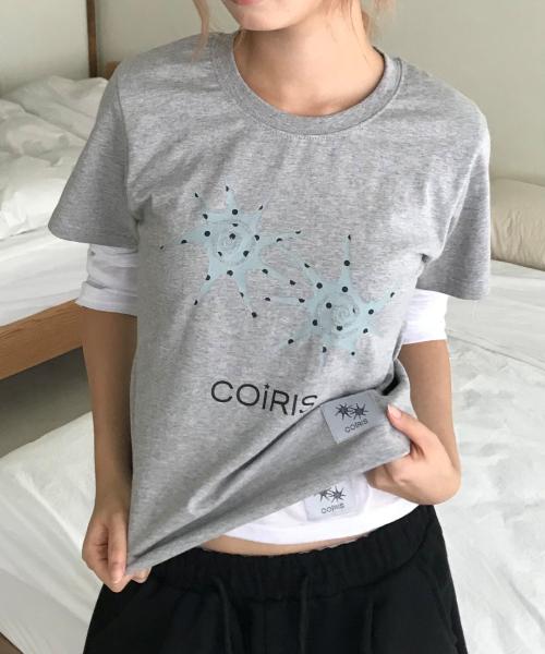 Koiliseu Doa Dot Color Logo Short Sleeve T-Shirt (3 Colors)