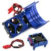 RC VXL-3s ESC Soğutma Fanı Motor Çift Fan Seti Uyumlu Traxxas Slash 4x4 Stampede 4x4 Rustler 4x4 Hoss 4×4 Velineon Soğutucu