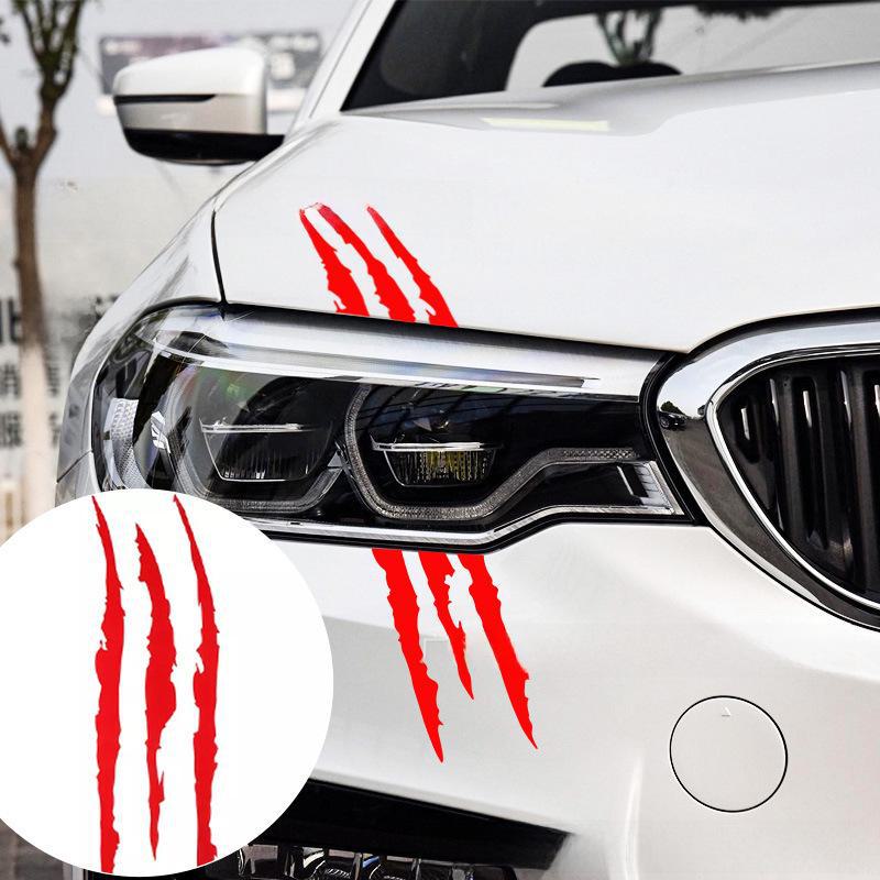 Ghost Claw Reflective Car Headlight & Hood Stickers