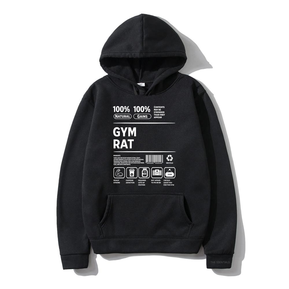 Gym Sam Sulek Funny Cat Hoodie 2025 Gym Meme Fitness Motivation Men/women Hoodies Harajuku Winter Clothes Pullover Sweatshirt