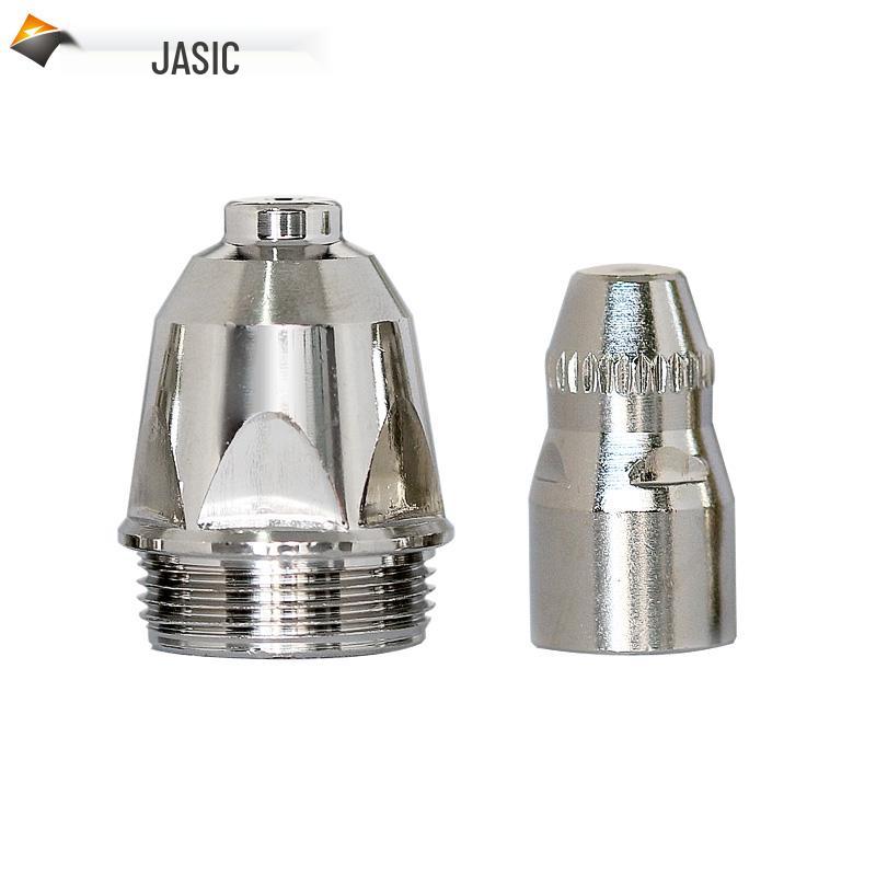 Jasic P80 Plasmaschneider Düse Elektrode mit LGK100/120 Brennerhaube und Zubehör
