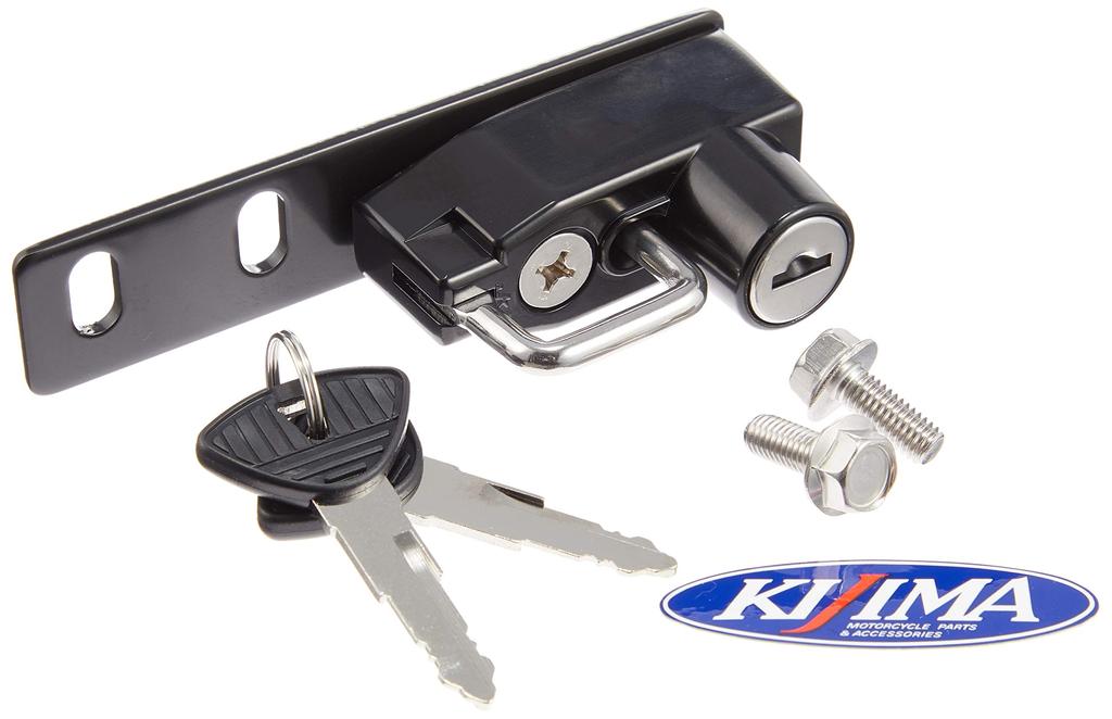 Kijima Motorcycle Parts Helmet Lock Holder Steel Anti-Theft Ninja250R ('08-'12)