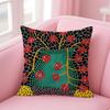 Y-Yayoi K-Kusama Cushion Cover Linen Pillowcase Cover Soft Decor For Sofa Home Room