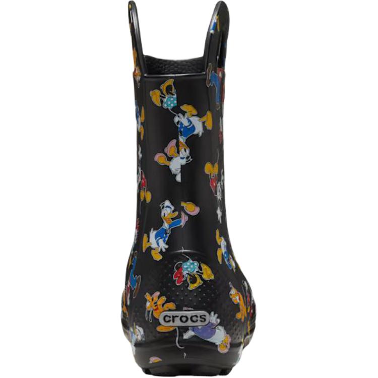 Crocs Mickey Friends Versatile Comfortable Durable Waterproof Kids Boots Kids boots Black 210889-90H