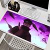 Mauspad Laptop Mauspade Büro PC Zubehör Tastaturpad Gummi-Tassenuntersetzer Weiches Mauspade Naruto Shisui Uchiha Große Schreibtischunterlage