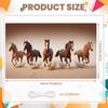 Horse Banner Running Horse Pattern Equine Display Horse Themed Banner Desert Scene For Western Themed Party Cowboy Themed