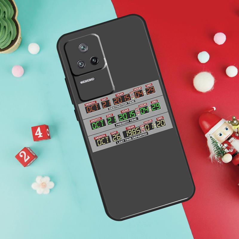 Back To Future DeLorean Dashboard Funda For Xiaomi 15T Pro 13T 14T 17 Pro Max 14 15 Ultra POCO F7 F5 F6 X3 X5 X6 X7 Pro Case