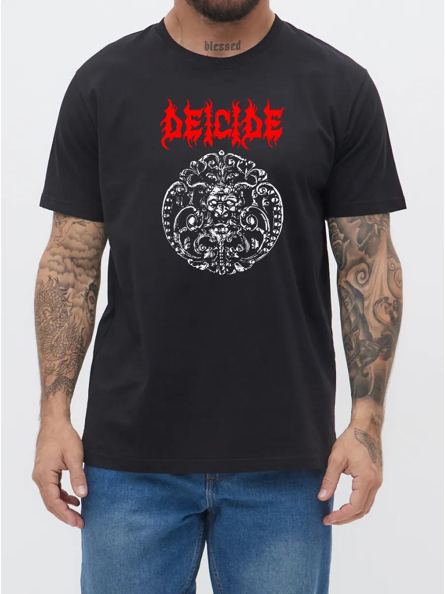 Черная металлическая футболка Deicide 3XL