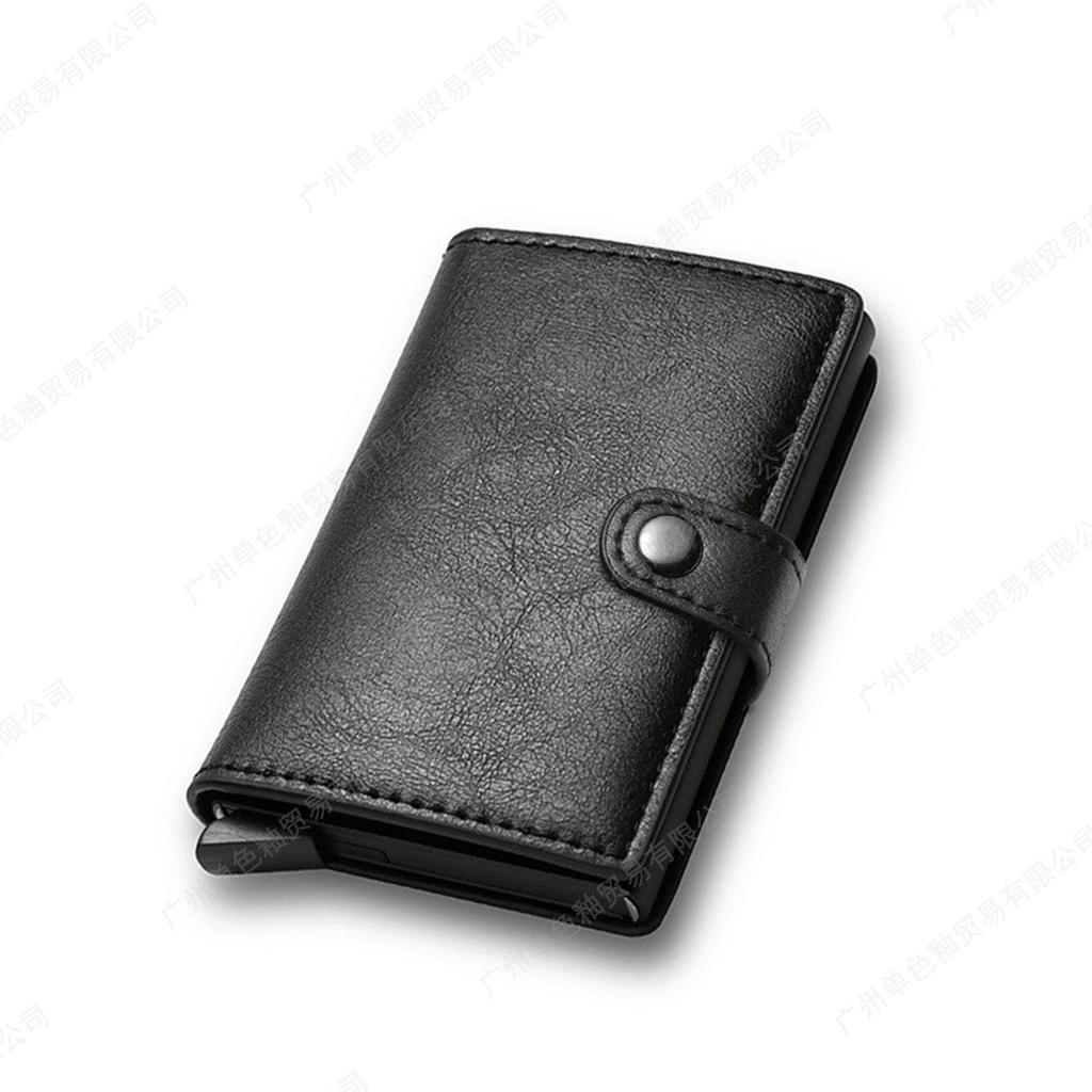 RFID Men's Anti-Theft Multi-Card Aluminum Card Holder
