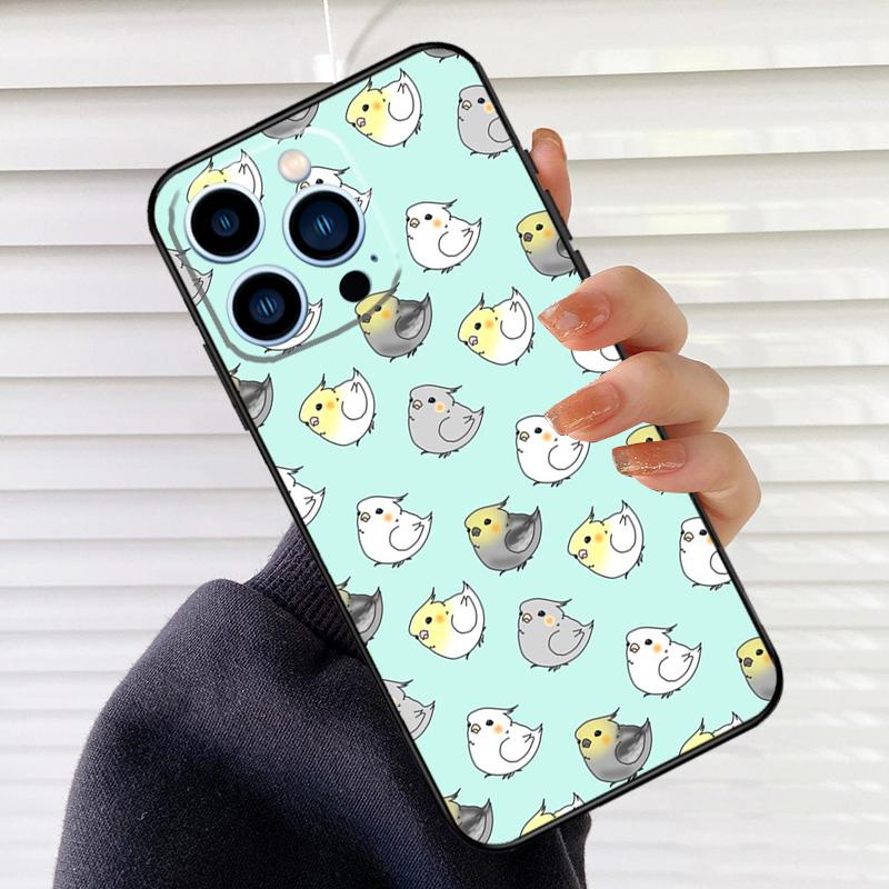 Animal Parrot Bird Phone Case For iPhone 17 16 15 13 11 12 14 Pro Max mini 15 16 Plus 16e 17 Air Cover Fundas