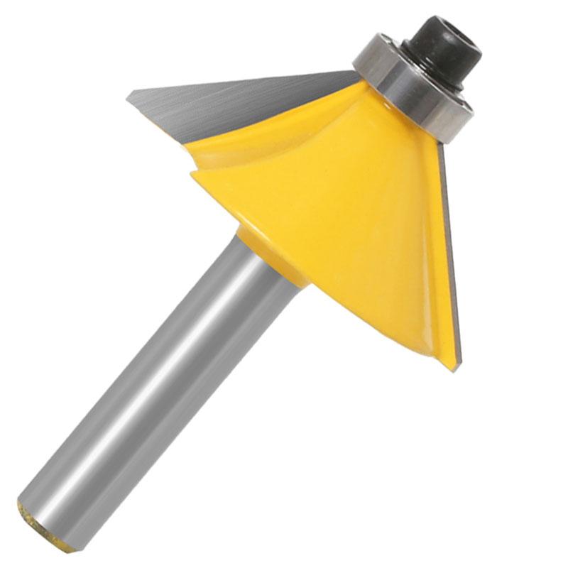 15 bucăți freză dreptă de tăiat pentru bucăți din lemn de tăiere din carbură de tungsten pentru prelucrarea lemnului Set de freză de 1/4 inch 8 mm