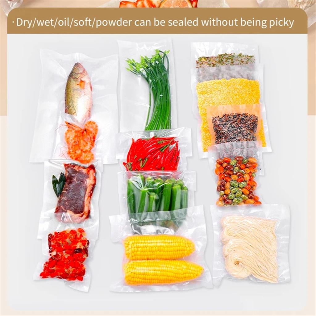 New Vacuum Sealer Digital Display Strong Suction Easy to Use Multi-Purpose Heat Sealer Rechargeable Food Bag Sealer