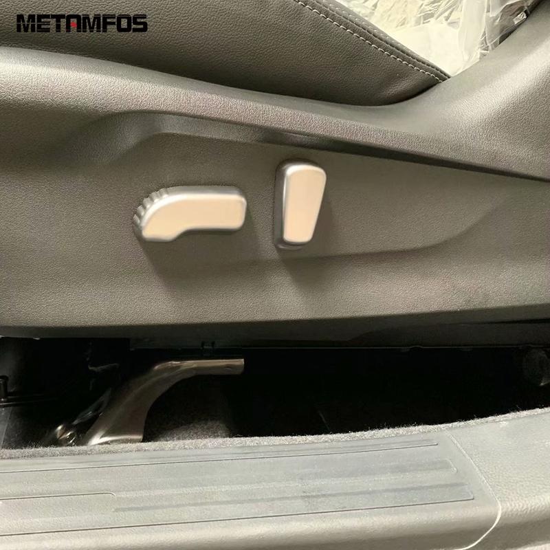 Accessories For Subaru Forester SK -   2024 Chrome Seat Adjustment Switch Button Cover Trim Sticker Car Styling