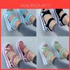 Fashionable And Comfortable Women's Sandals With Thick Sole And Cross Straps
