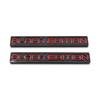 2x Black&Red Metal Black Editon Emblems Sport Bagde Turbo Sticker Car Decal